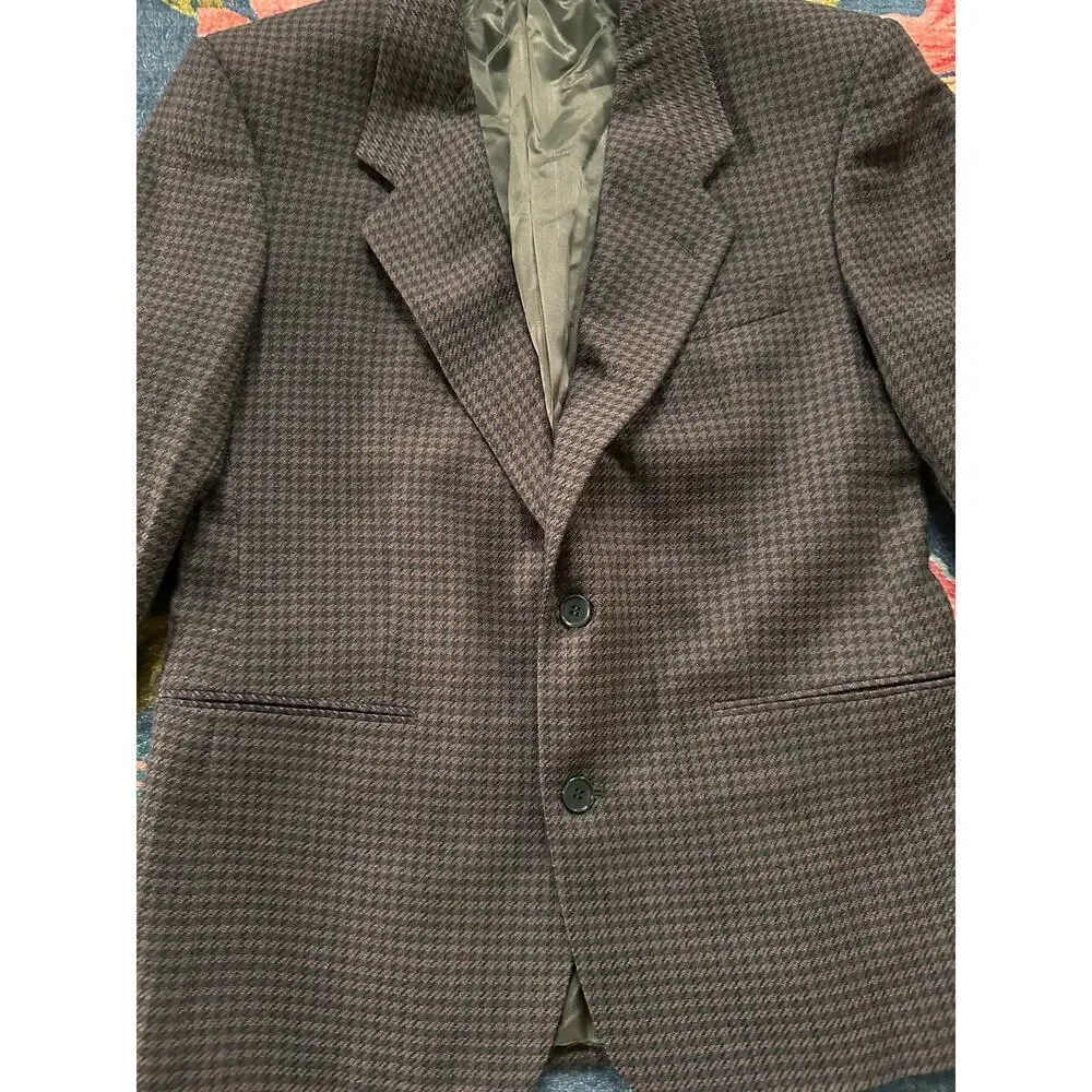 Authentic Vintage Yves Saint Laurent Men's Houndstooth Blazer/Jacket See Sizing